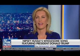 LAURA INGRAHAM MOCKS NIPSEY HUSSLE'S DEATH...SMH