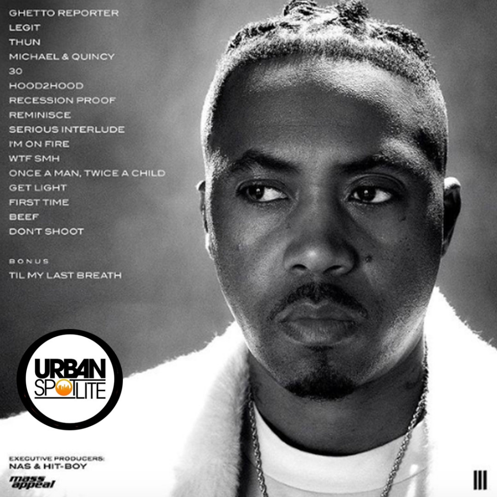 NAS RELEASES TRACKLISTING FOR "KING'S DISEASE 3"