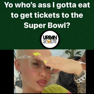 AMBER ROSE OFFERS TO EAT A** & MORE!