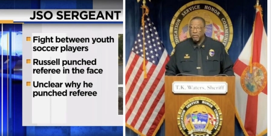 Jacksonville Sheriff Sergeant Arrested For Punching Referee During Youth Soccer Game