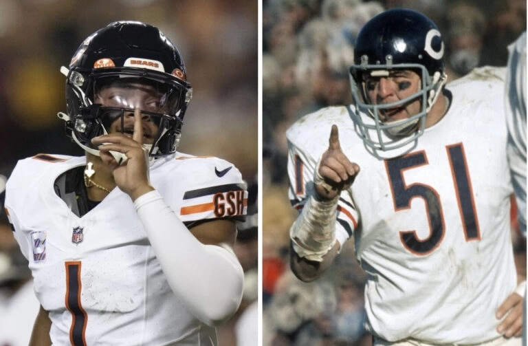 Bears Honor NFL Legend Dick Butkus While Justin Fields Has Best Game Of Career