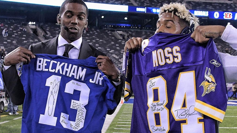 WATCH: Odell Beckham Jr. Flashes His Ass At Randy Moss Before MNF Game