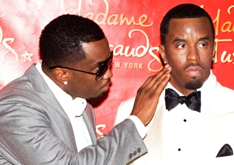 DIDDY WAX STATUE BEHEADED