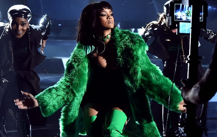 Rihanna seems to be teasing something, and fans are quite excited