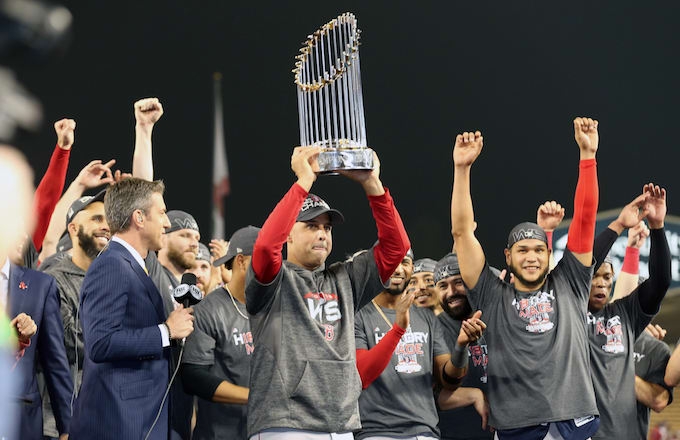 Red Sox Manager Alex Cora Bringing The World Series Trophy Home To Puerto Rico