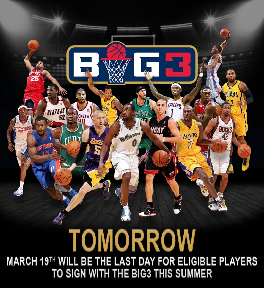 RETIRED NBA BALLERS FEED ICE CUBE'S BIG3 LEAGUE