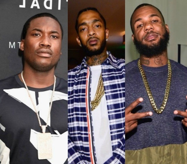 BLACK CELEBS DROP BAGS ON NIPSEY'S MARATHON STORE