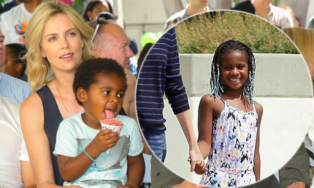 CHARLIZE THERON RAISING ADOPTED BLACK SON AS GIRL