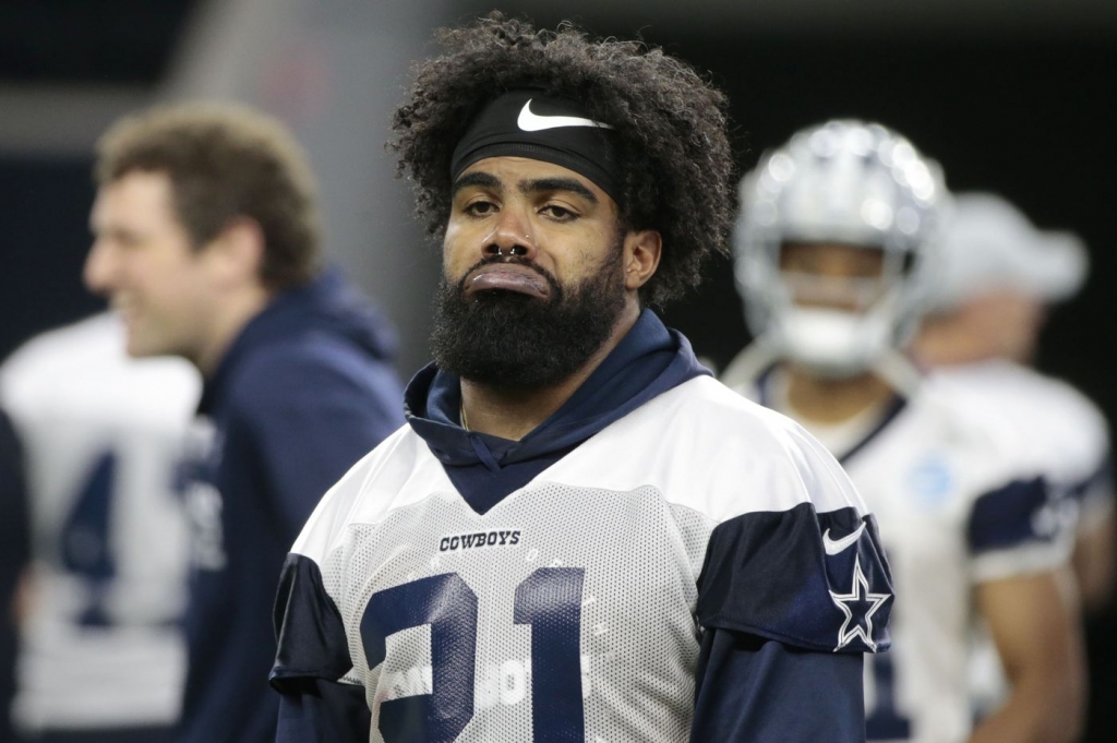 EZEKIEL ELLIOTT FIGHTING MULTIPLE BATTLES