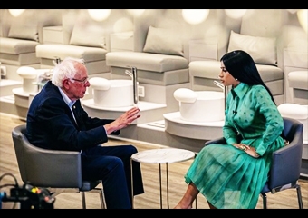 CARDI B MEETS PREZ CANDIDATE BERNIE SANDERS