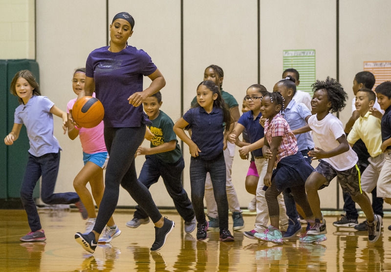 WNBA CELEBRATES NAT'L GIRLS & WOMEN IN SPORTS DAY