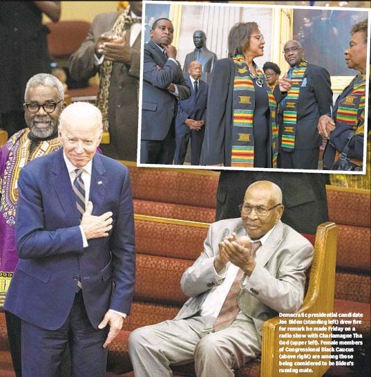 BIDEN SAYS YOUR NOT BLACK IF YOU DONT CHOOSE HIM