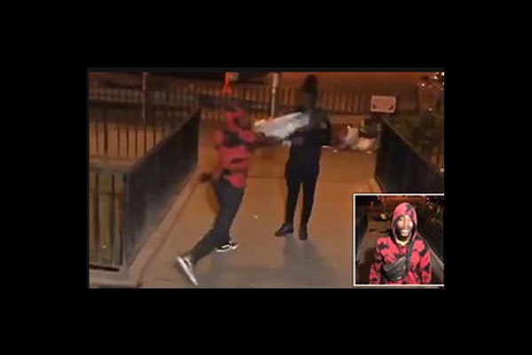 MAN KNOCKS OUT WOMAN WITH SKATEBOARD