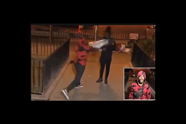 MAN KNOCKS OUT WOMAN WITH SKATEBOARD