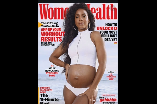 KELLY ROWLAND SHOWS OFF BABY BUMP