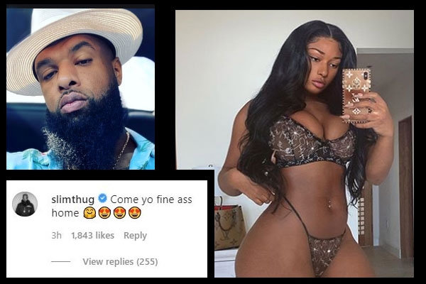 SLIM THUG FLIRTS W MEG THEE STALLION...AGAIN