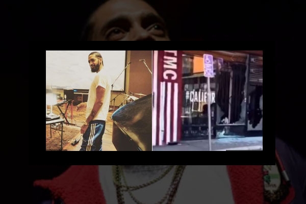 NIPSEY HUSSLE'S STORE VANDALIZED