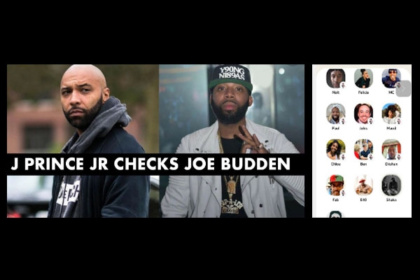 J. PRINCE JR. PRESSES JOE BUDDEN ON CLUBHOUSE