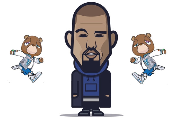 KANYE SEEN WITHOUT WEDDING RING
