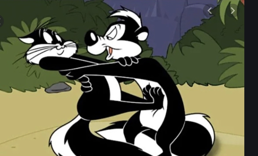 PEPE LE PEW CUT FROM SPACE JAM