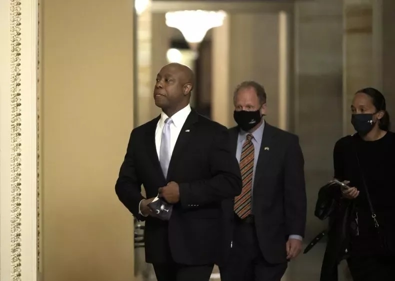 TIM SCOTT FEELS TARGETED ON SOCIAL MEDIA