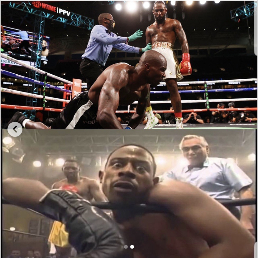 CHAD OCHOCINCO GETS KNOCKED DOWN IN FIGHT