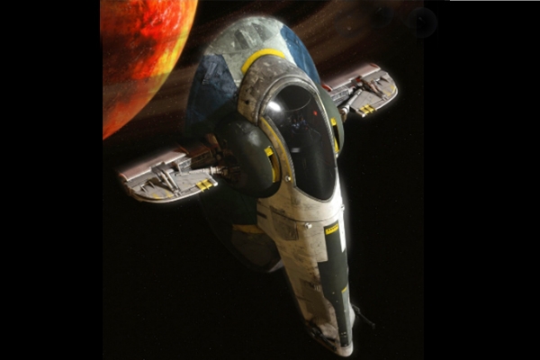 STAR WARS SLAVE-1 SPACESHIP CONTROVERSY