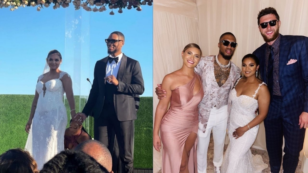 NBA Star Damian Lillard Ties The Knot