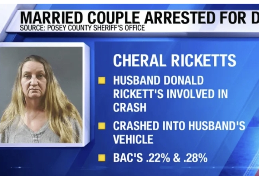 DRUNK WOMAN CRASHES INTO DRUNK HUSBAND