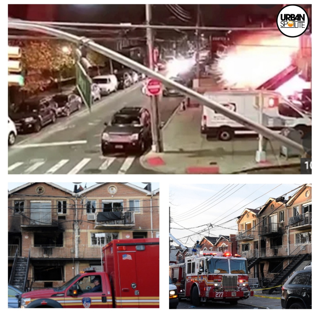 BROOKLYN EXPLOSION CAUGHT ON VIDEO