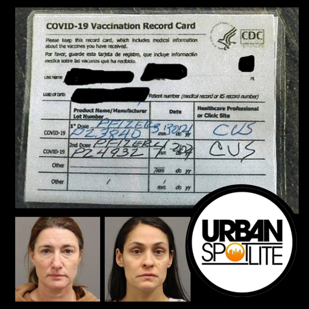 TWO LONG ISLAND NURSES ARRESTED IN VAX CARDS FRAUD