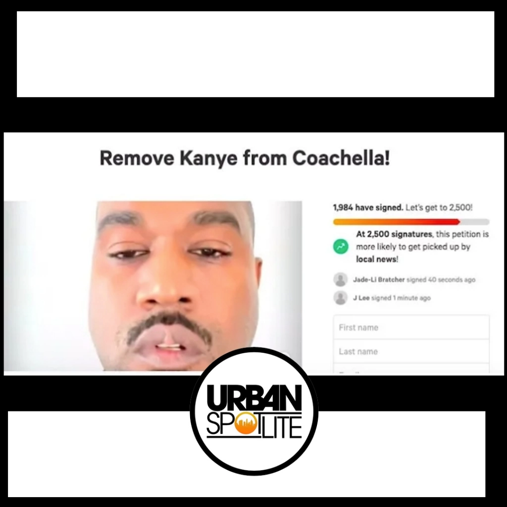 PETITION OUT FOR KANYE NOT TO HEADLINE COACHELLA