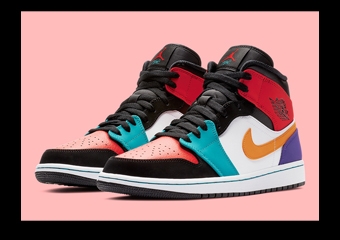 THE AIR JORDAN 1 MID “MULTI-COLOR”