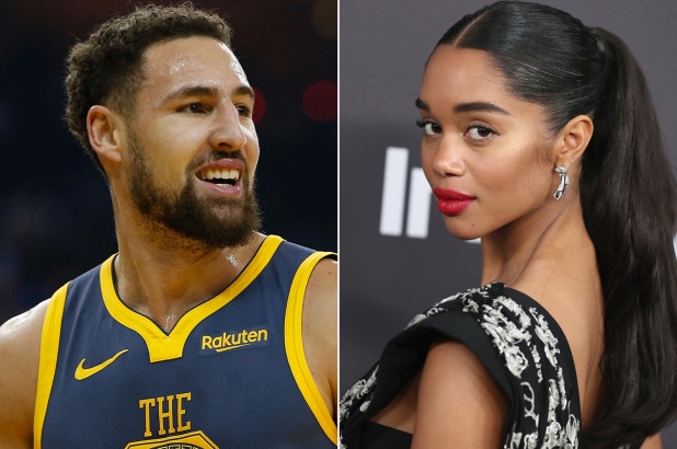 KLAY THOMPSON SERIOUS ABOUT LAURA HARRIER