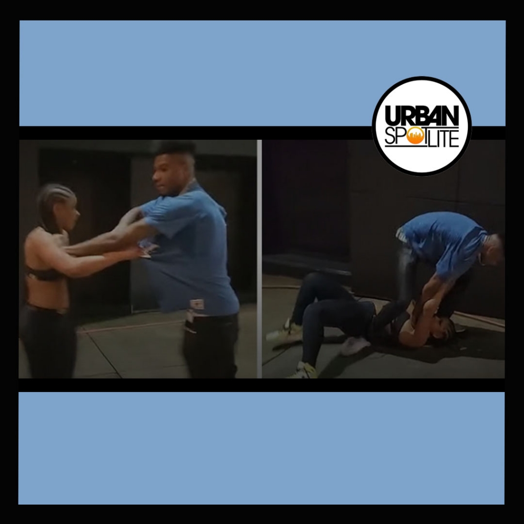 BLUEFACE SEEN FIGHTING W HIS WOMAN IN HOLLYWOOD