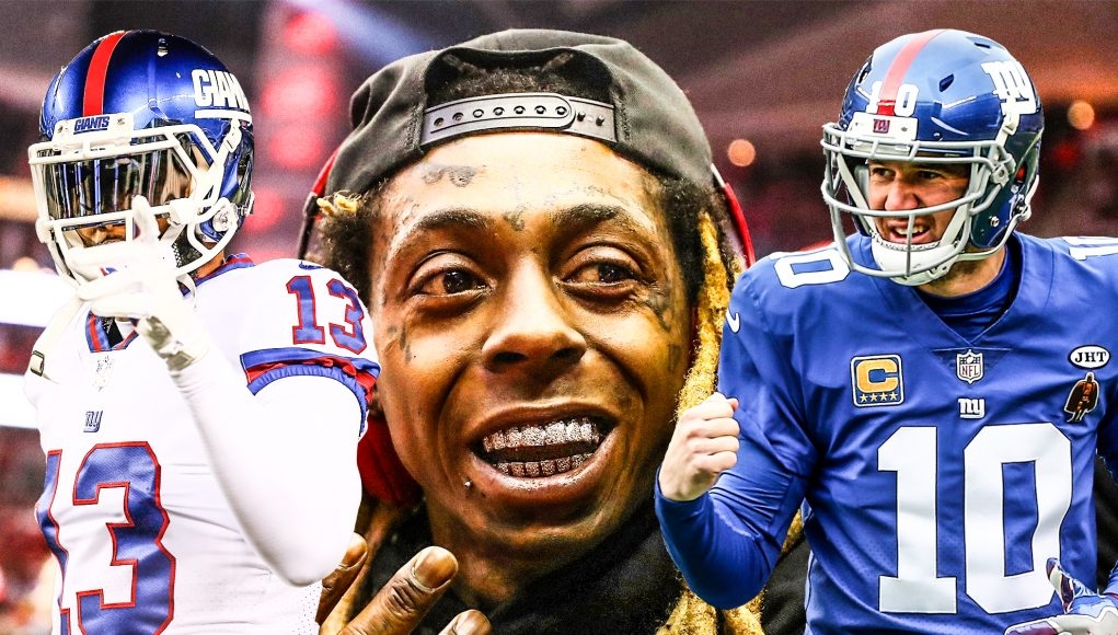 Lil' Wayne Throws Smoke At Giants QB Eli Manning
