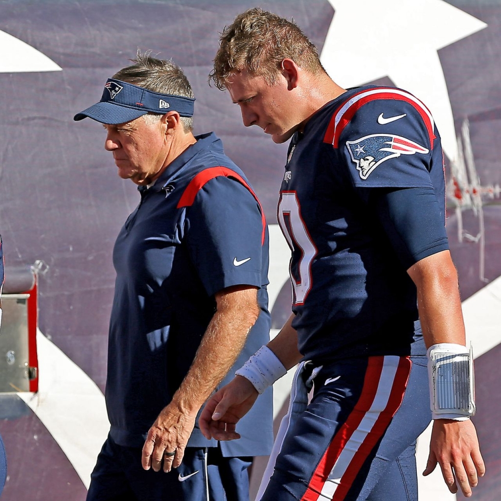 A Visibly Frustrated Bill Belichick Tells Reporters In Response To Starting QB Mac Jones Ankle Injury